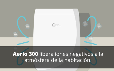 ionizador de aire porque libera iones